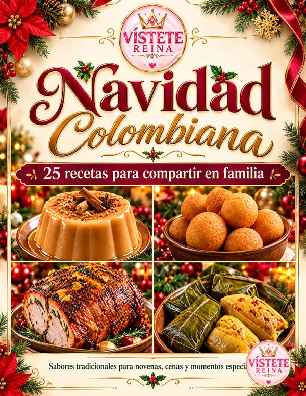 Portada del recetario Navidad Colombiana