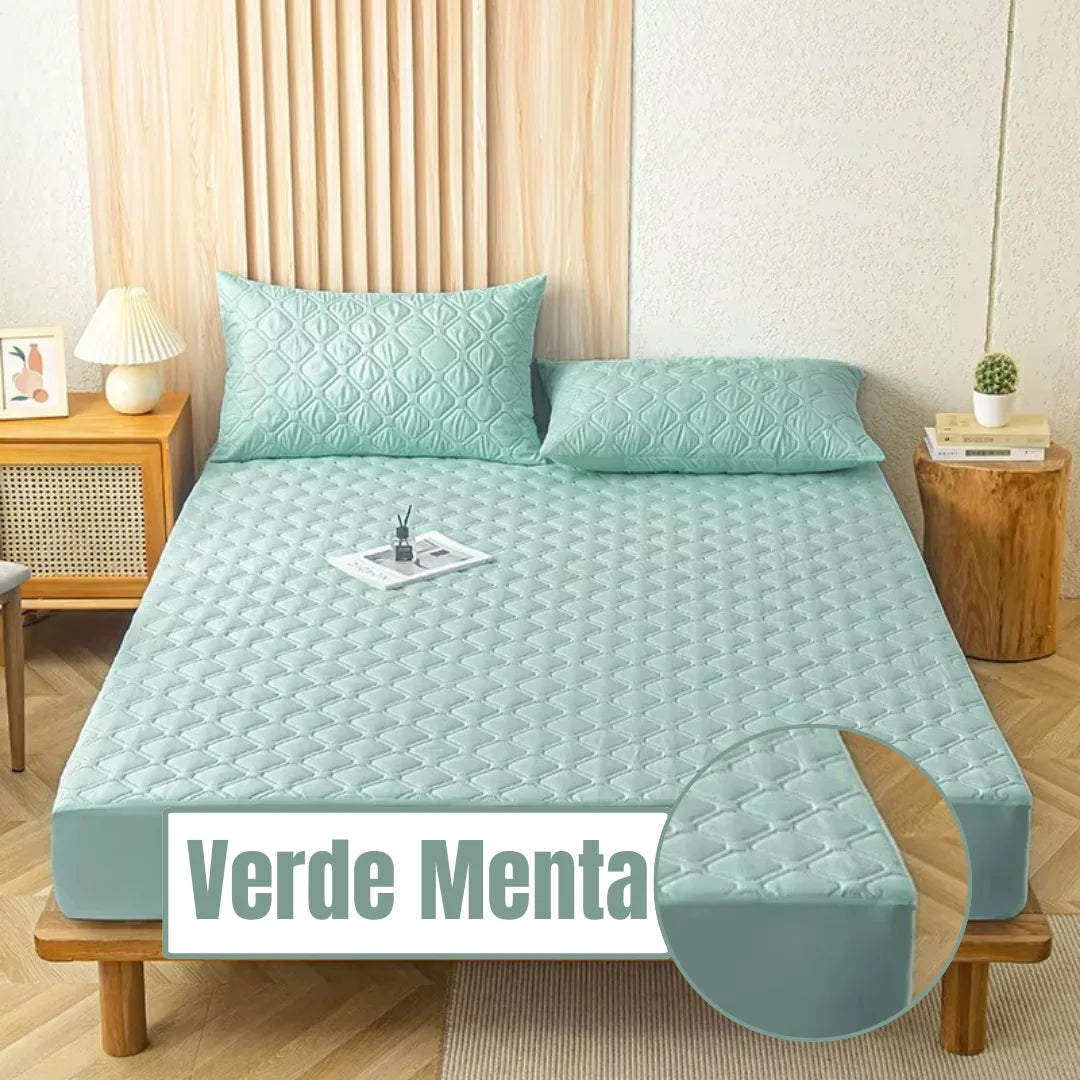 Protector de Colchón Luxury + Fundas Gratís