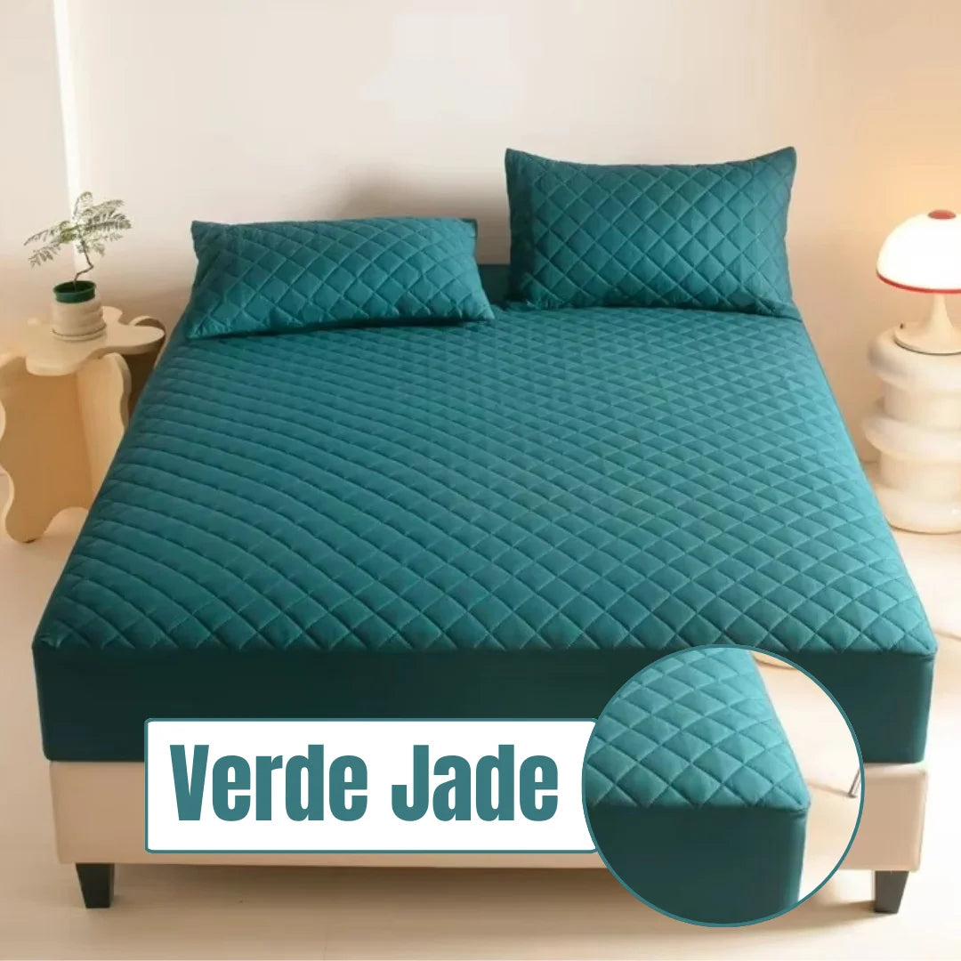 Protector de Colchón Luxury + Fundas Gratís