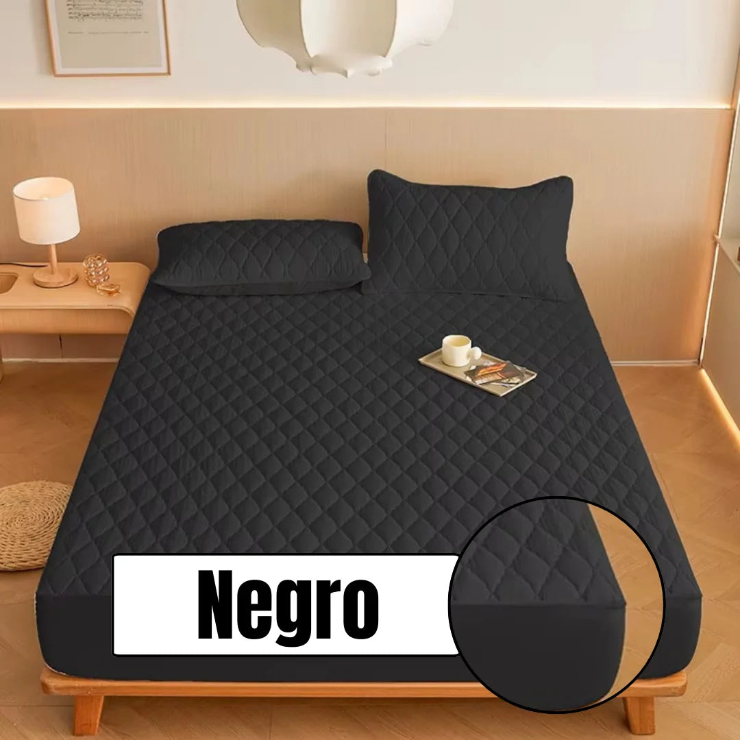 Protector de Colchón Luxury + Fundas Gratís