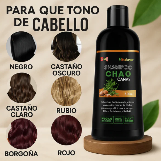 Shampoo Cubre Canas 3 en 1 + Tratamiento de Regalo